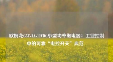 欧姆龙G5T-1A-12VDC小型功率继电器：工业控制中的可靠“电控开关”典范  