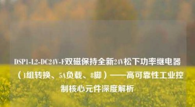 DSP1-L2-DC24V-F双磁保持全新24V松下功率继电器（1组转换、5A负载、8脚）——高可靠性工业控制核心元件深度解析