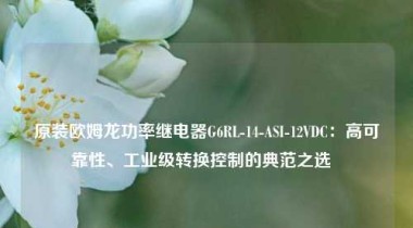原装欧姆龙功率继电器G6RL-14-ASI-12VDC：高可靠性、工业级转换控制的典范之选  