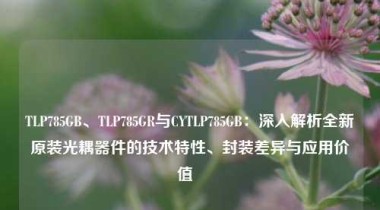 TLP785GB、TLP785GR与CYTLP785GB：深入解析全新原装光耦器件的技术特性、封装差异与应用价值  