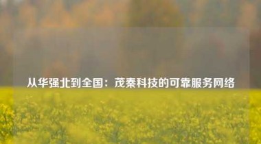 从华强北到全国：茂秦科技的可靠服务网络