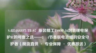 S-8254AAVFT-TB-S：原装精工TSSOP-16封装锂电保护IC的可靠之选——3–4节串联电池组的安全守护者（现货直供 · 专业保障 · 优惠放送）
