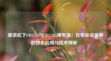 原装松下CR123A与CR17345锂电池：在专业设备中的安全应用与技术辨析  