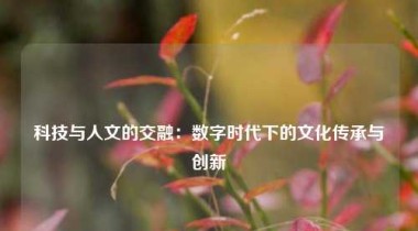 科技与人文的交融：数字时代下的文化传承与创新