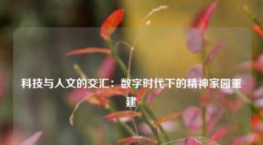 科技与人文的交汇：数字时代下的精神家园重建