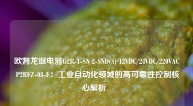 欧姆龙继电器G2R-1-SN 2-SND(S) 12VDC/24VDC/220VAC P2RFZ-08-E：工业自动化领域的高可靠性控制核心解析  