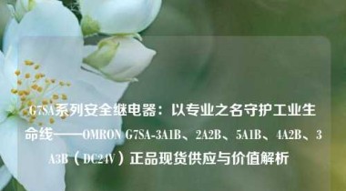 G7SA系列安全继电器：以专业之名守护工业生命线——OMRON G7SA-3A1B、2A2B、5A1B、4A2B、3A3B（DC24V）正品现货供应与价值解析  