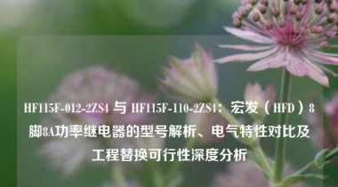 HF115F-012-2ZS4 与 HF115F-110-2ZS4：宏发（HFD）8脚8A功率继电器的型号解析、电气特性对比及工程替换可行性深度分析