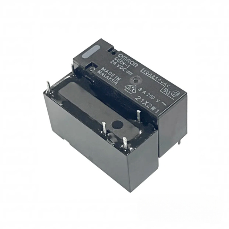 欧姆龙功率继电器G6RN-1-5VDC 12VDC 24VDC一组常开8A负载5脚原装