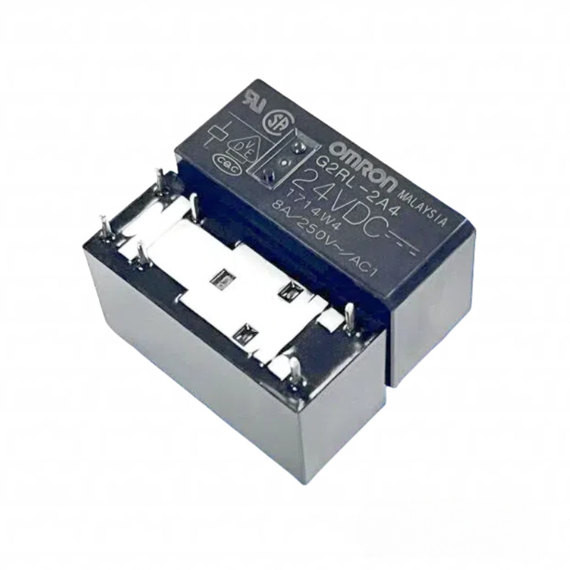 欧姆龙功率继电器G2RL-2A4-24VDC两组常开8A负载6脚原装24V高绝缘