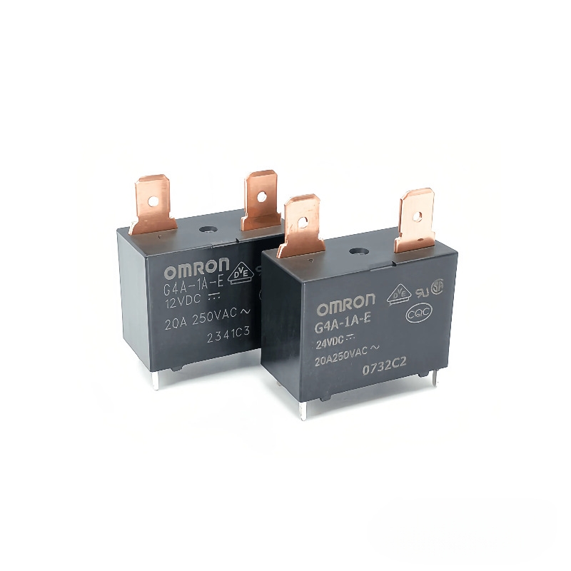 G4A-1A-E-12VDC继电器空调4脚一组常开G4A-1A-E-24VDC 接线片端子