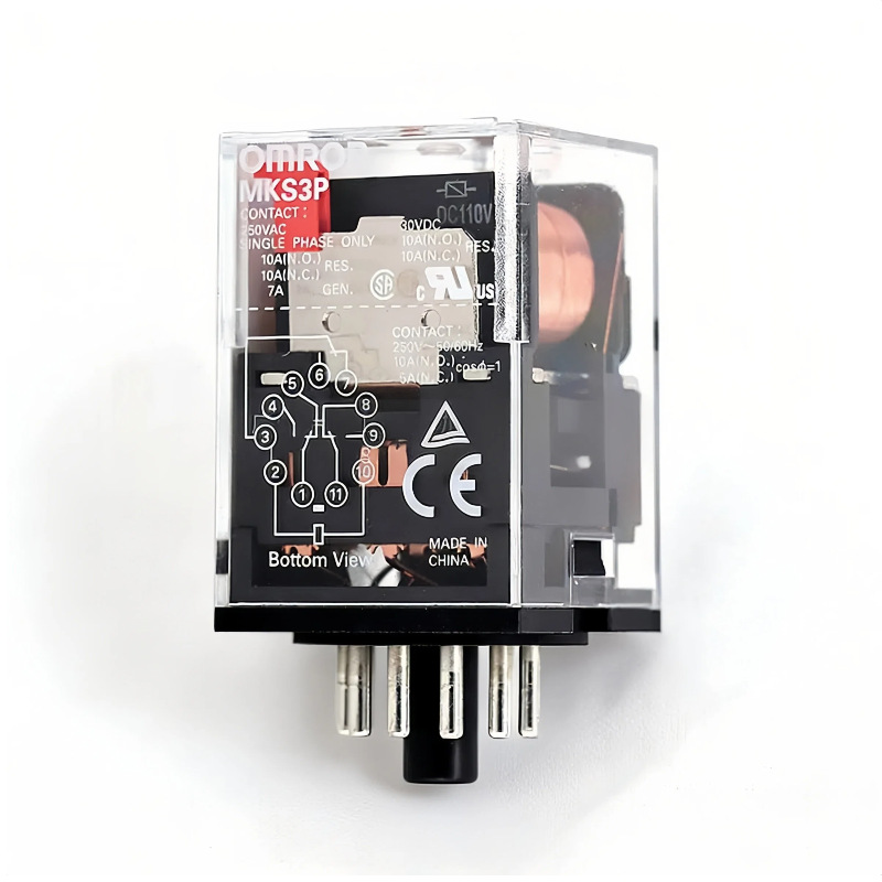 MKS3P AC24/110/220 DC12/24/110原装 OMRON欧姆龙小型功率继电器