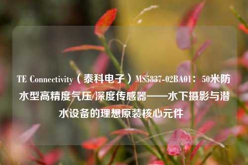 TE Connectivity(泰科电子)MS5837-02BA01:50米防水型高精度气压/深度传感器——水下摄影与潜水设备的理想原装核心元件 TE Connectivity(泰科电子)MS5837-02BA01:50米防水型高精度气压/深度传感器——水下摄影与潜水设备的理想原装核心元件
