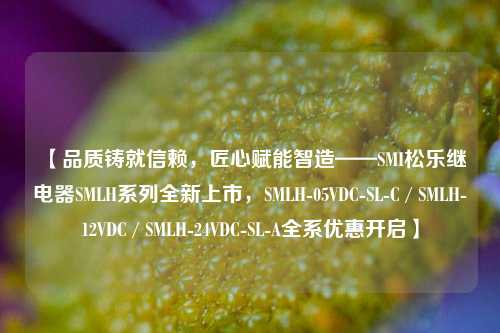 【品质铸就信赖,匠心赋能智造——SMI松乐继电器SMLH系列全新上市,SMLH-05VDC-SL-C / SMLH-12VDC / SMLH-24VDC-SL-A全系优惠开启】 【品质铸就信赖,匠心赋能智造——SMI松乐继电器SMLH系列全新上市,SMLH-05VDC-SL-C / SMLH-12VDC / SMLH-24VDC-SL-A全系优惠开启】
