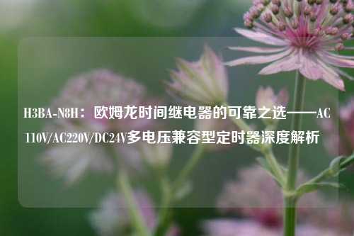 H3BA-N8H：欧姆龙时间继电器的可靠之选——AC110V/AC220V/DC24V多电压兼容型定时器深度解析  