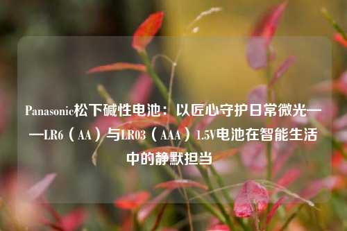 Panasonic松下碱性电池：以匠心守护日常微光——LR6（AA）与LR03（AAA）1.5V电池在智能生活中的静默担当  